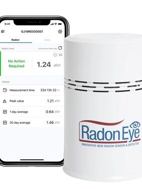 Ecosense RD200 RadonEye, Home Digital Radon Detector New Open Box